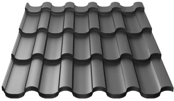 Фото: Металлочерепица МП Монтекристо-ML (PureTech_Mat-20-7024-0.5) в Егорьевске