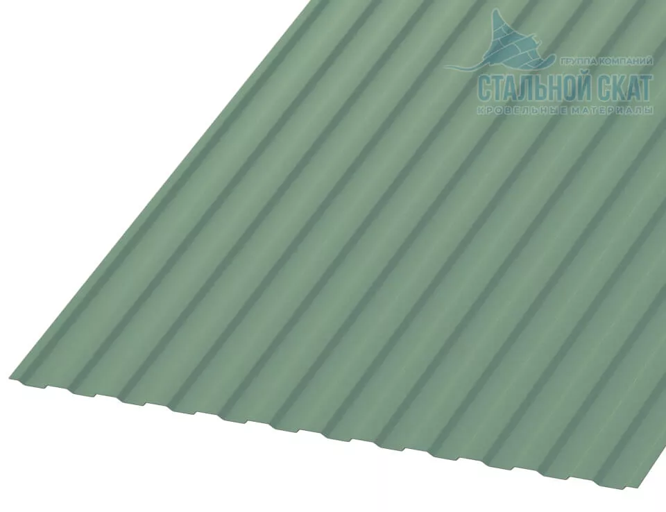 Фото: Профнастил МП10 х 1100 - B (PURMAN-20-Tourmalin-0.5) в Егорьевске