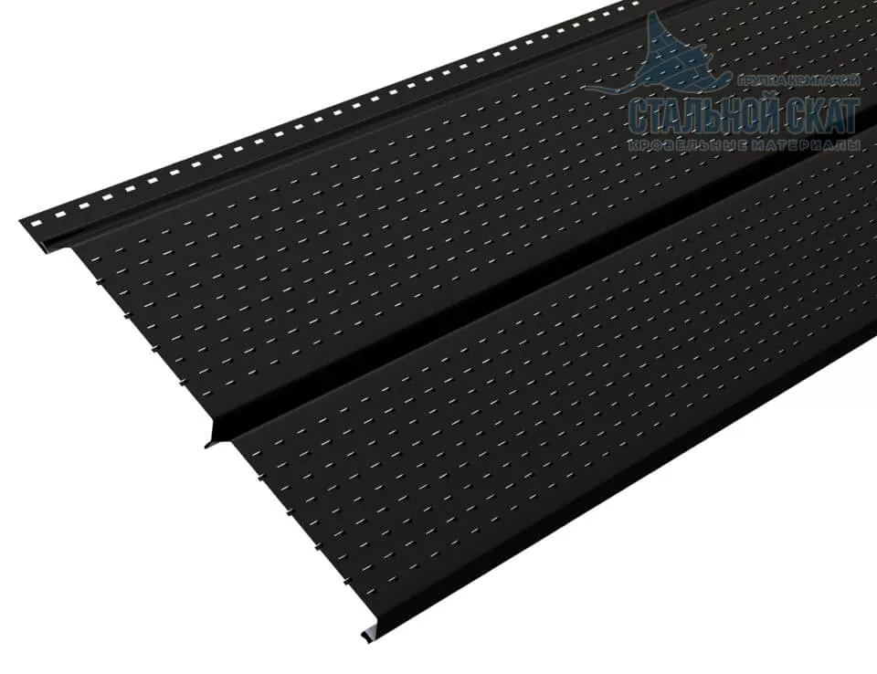 Софит перфор. Lбрус-XL-14х335 (PURMAN-20-9005-0.5) в Егорьевске