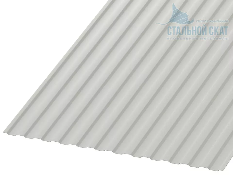 Фото: Профнастил МП10 х 1100 - B NormanMP (ПЭ-01-9002-0.5) в Егорьевске