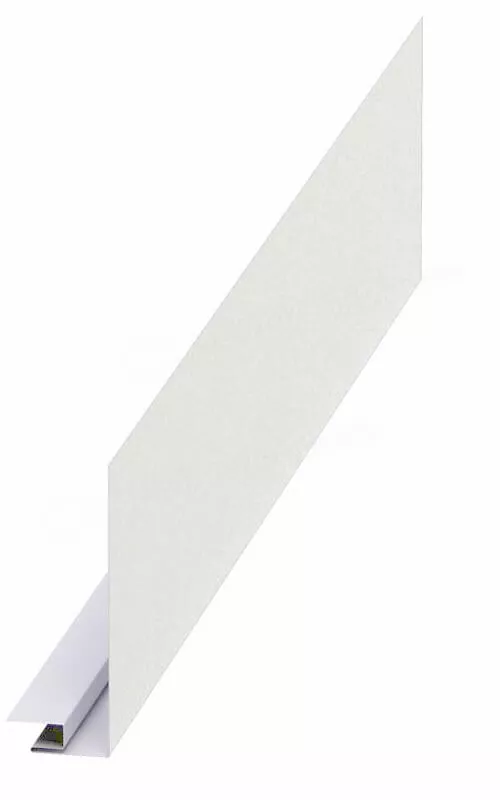 Планка карнизного свеса сложная 185х50х2000 (PURMAN-20-9010-0.5) в Егорьевске