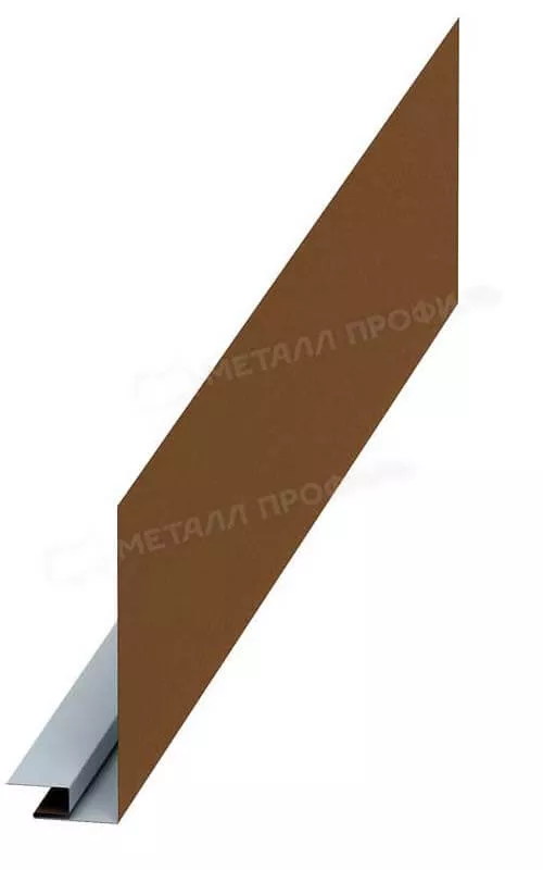 Фото: Планка карнизного свеса сложная 250х50х2000 (PURMAN-20-Argillite-0.5) в Егорьевске