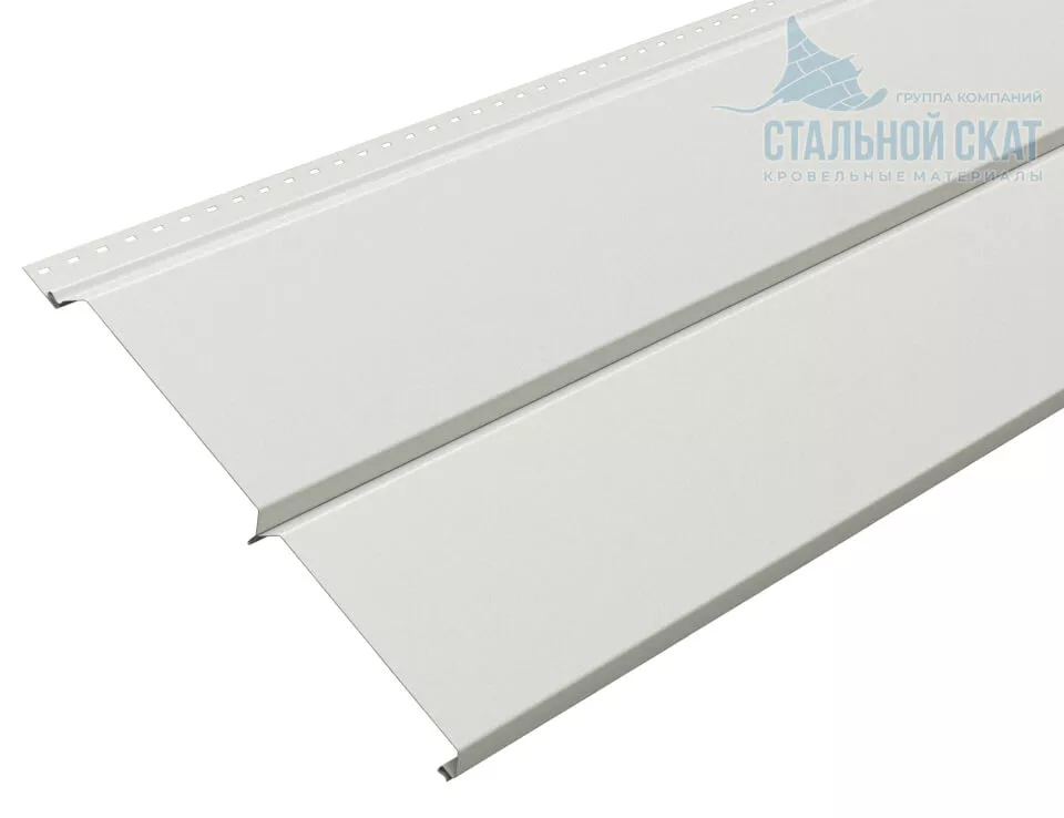 Фото: Сайдинг Lбрус-XL-14х335 NormanMP (ПЭ-01-9002-0.5) в Егорьевске