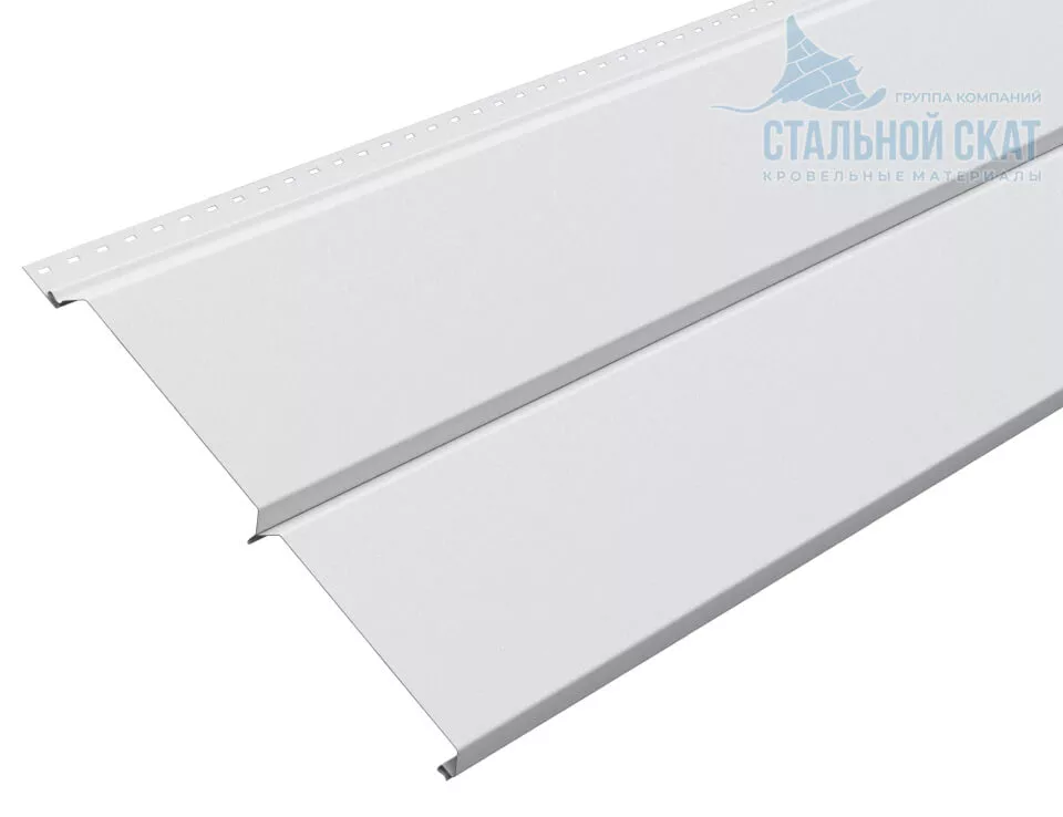 Фото: Сайдинг Lбрус-XL-14х335 NormanMP (ПЭ-01-9003-0.5) в Егорьевске