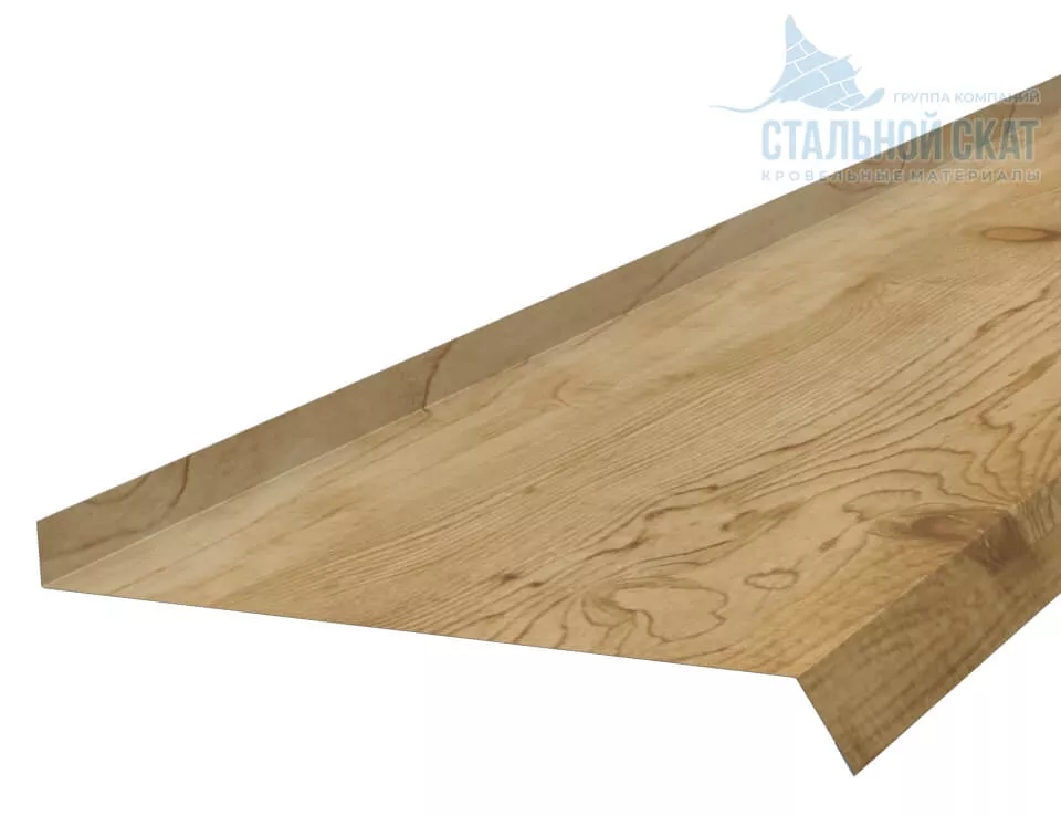 Фото: Планка отлива 240х30х2000 (ECOSTEEL-01-Сосна-0.5) в Егорьевске