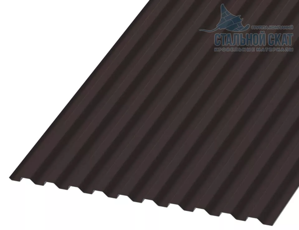 Фото: Профнастил С21 х 1000 - B (PURMAN-20-RR32-0.5) в Егорьевске
