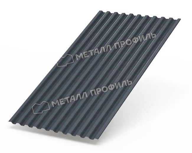 Фото: Профнастил С21 х 1000 - A NormanMP (ПЭ-01-7016-0.5) в Егорьевске