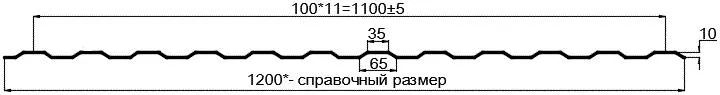 Фото: Профнастил оцинкованный МП10 х 1100 (ОЦ-01-БЦ-0.7) в Егорьевске