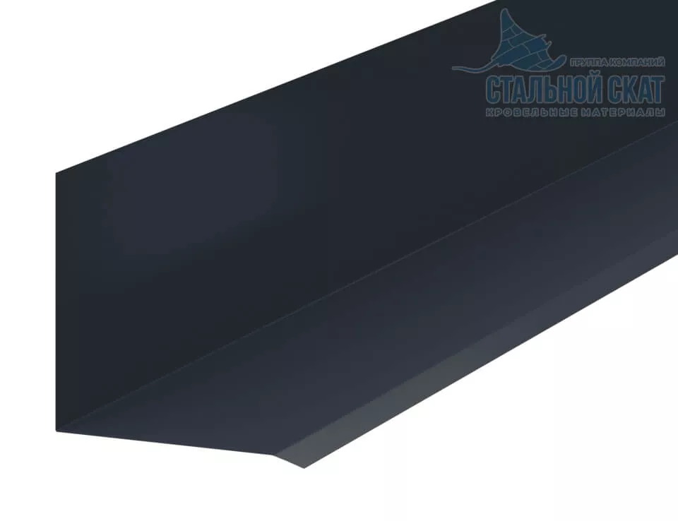 Планка примыкания верхняя к стене FASTCLICK 150х135х2000 (VikingMP-01-7016-0.45) в Егорьевске