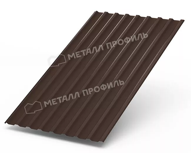 Фото: Профнастил МП20 х 1100 - B Двусторонний (ПЭ_Д-01-8017/8017-0.4±0.08мм) в Егорьевске