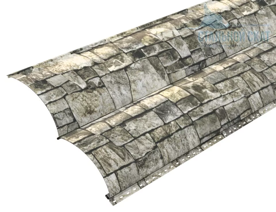 Фото: Сайдинг Woodstock-28х330 (ECOSTEEL-01-Белый Камень ПР-0.5) в Егорьевске