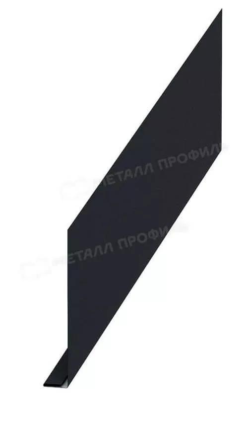 Фото: Планка карнизного свеса 250х50х2000 (VALORI-20-DarkGrey-0.5) в Егорьевске