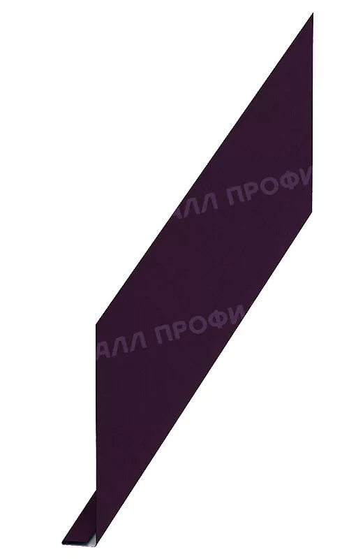 Фото: Планка карнизного свеса 250х50х3000 (VALORI-20-Violet-0.5) в Егорьевске