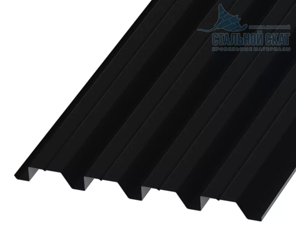 Фото: Профнастил Н60 х 845 - B NormanMP (ПЭ-01-9005-0.5) в Егорьевске