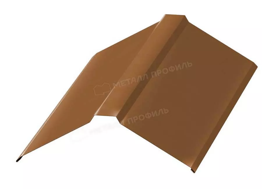Планка конька плоского 120х120х2000 (PURMAN-20-Argillite-0.5) в Егорьевске