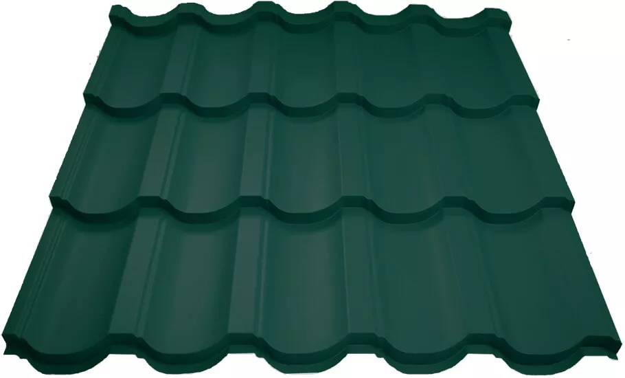 Металлочерепица МП Трамонтана-XL (PURMAN-20-6005-0.5) в Егорьевске