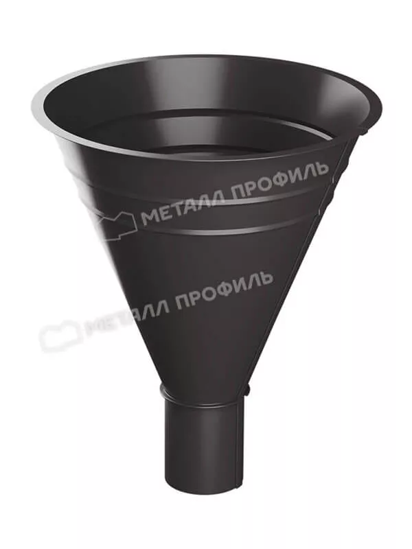 Фото: Воронка водосборная D100/300 Foramina Freeze (FRZ_D-01-DarkBrownDarkBrown-0.6) в Егорьевске