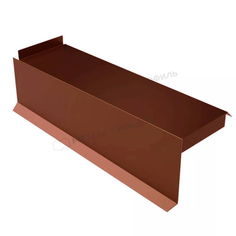 Фото: Планка сегментная торцевая левая 350 мм (AGNETA-03-CopperCopper-0.5) в Егорьевске