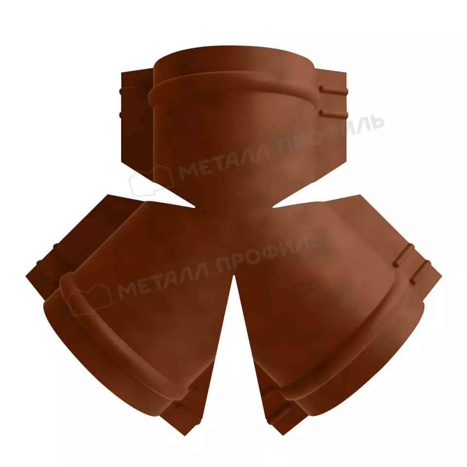 Y-образный тройник для круглого конька R110 (КЛМА-02-Anticato-0.5) в Егорьевске