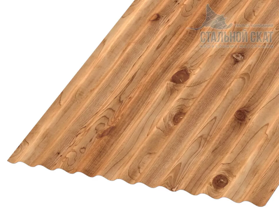 Профнастил МП18 х 1100 - B (ECOSTEEL_T-01-Кедр-0.5) в Егорьевске