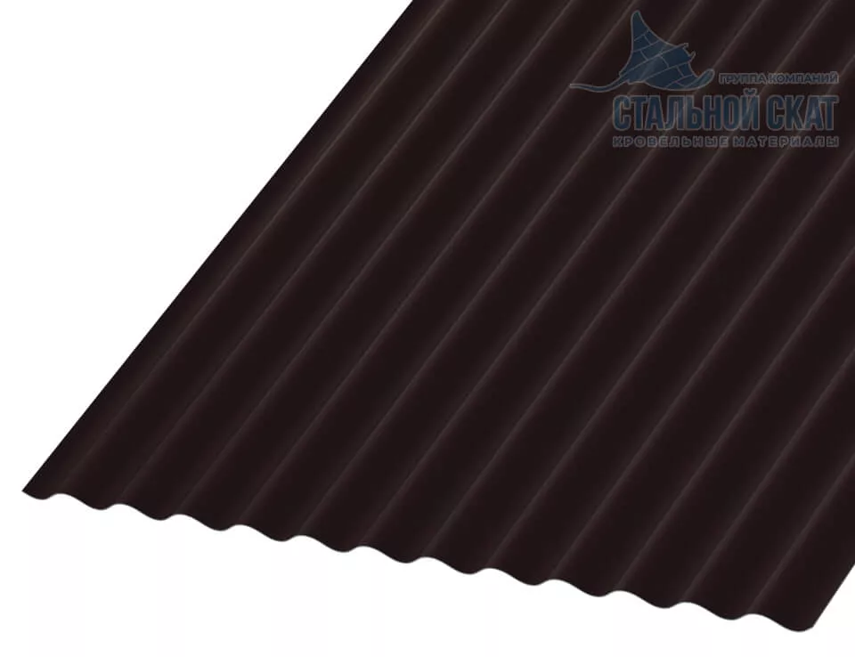Фото: Профнастил МП18 х 1100 - B (VALORI-20-DarkBrown-0.5) в Егорьевске