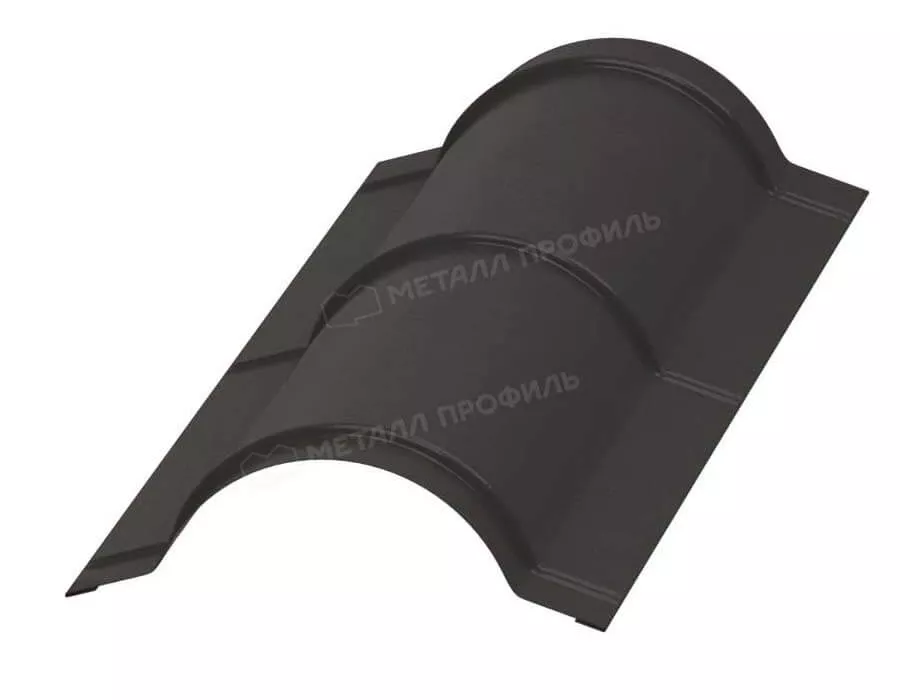 Фото: Планка конька круглого R110х2000 (ПЭ-01-RR32-0.45) в 