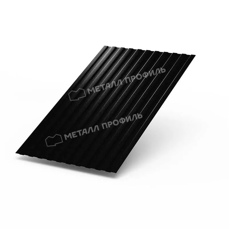 Фото: Профнастил С8 х 1150 - A (PURMAN-20-9005-0.5) в Егорьевске