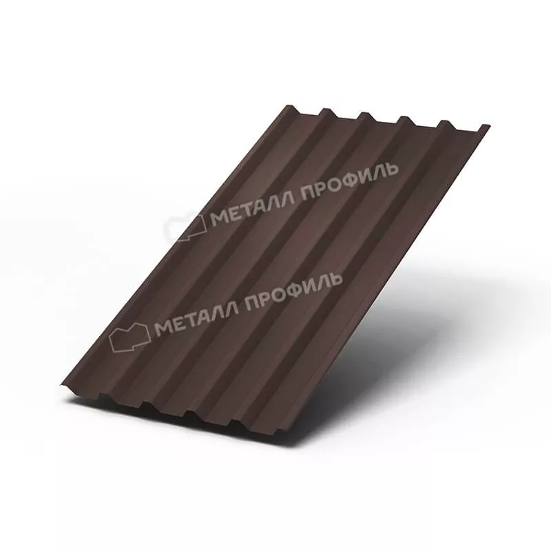 Фото: Профнастил С44 х 1000 - A (VALORI-20-Brown-0.5) в Егорьевске