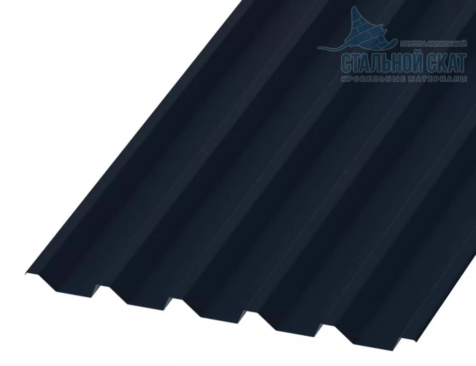 Фото: Профнастил С44 х 1000 - A (VALORI-20-DarkGrey-0.5) в Егорьевске