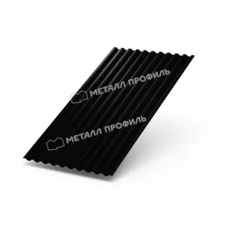 Фото: Профнастил С21 х 1000 - A (PURMAN-20-9005-0.5) в Егорьевске