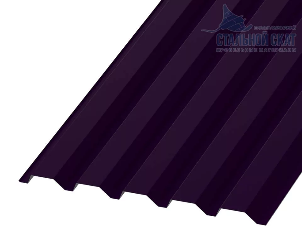 Профнастил С44 х 1000 - B (VALORI-20-Violet-0.5) в Егорьевске