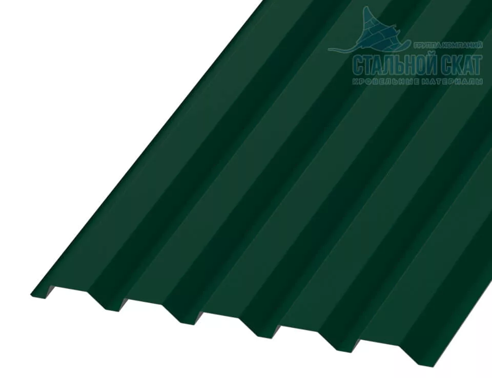 Фото: Профнастил С44 х 1000 - B NormanMP (ПЭ-01-6005-0.5) в Егорьевске