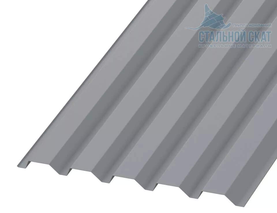 Профнастил С44 х 1000 - B NormanMP (ПЭ-01-9006-0.5) в Егорьевске