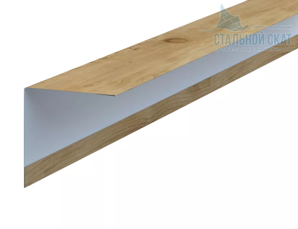 Фото: Планка угла наружного 50х50х3000 (ECOSTEEL_T-01-Сосна-0.5) в Егорьевске