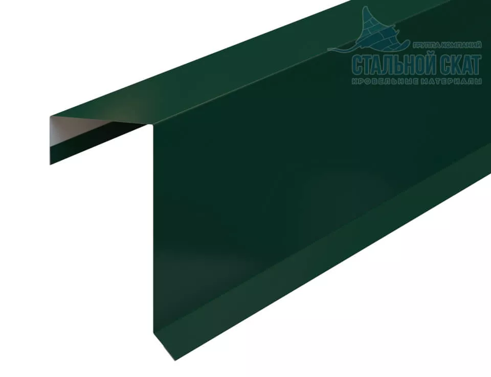 Планка торцевая кровельная FASTCLICK 65х130х2000 (PURMAN-20-6005-0.5) в Егорьевске
