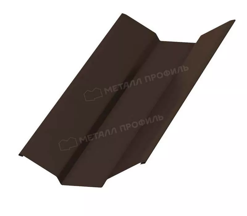 Планка ендовы верхняя 76х76х2000 (PURMAN-20-8017-0.5) в Егорьевске