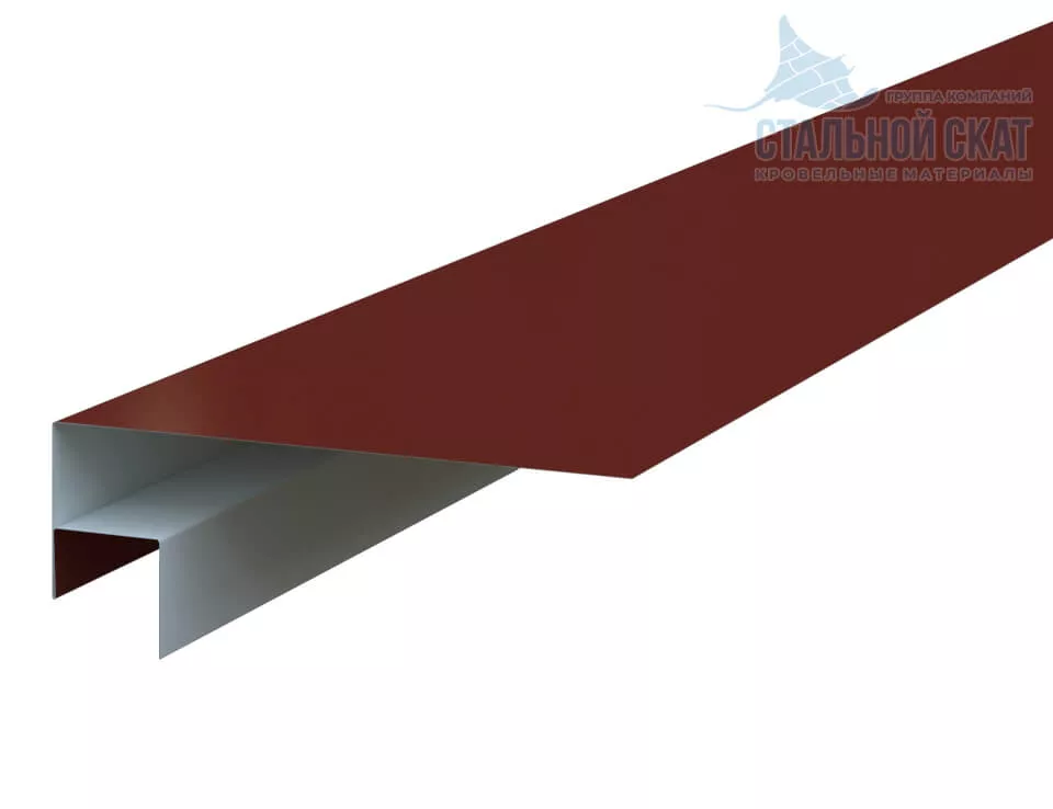 Фото: Планка откоса сложная FASTCLICK 175х34х3000 (PURETAN-20-RR29-0.5) в Егорьевске