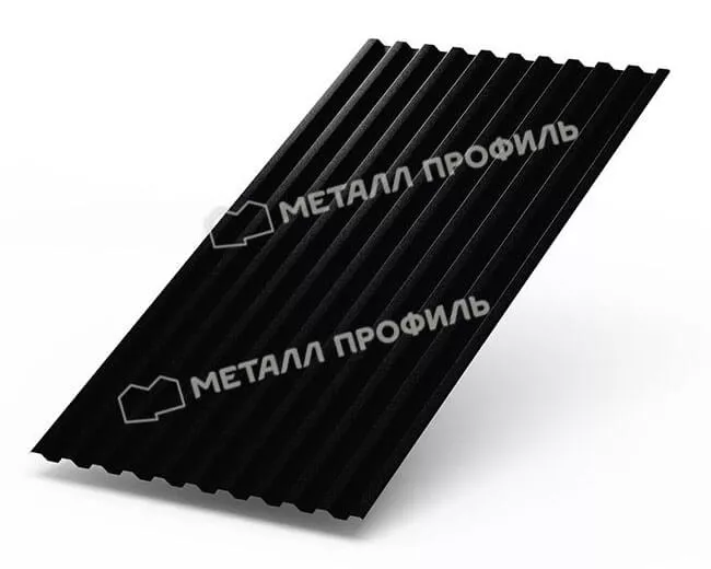 Фото: Профнастил С21 х 1000 - B (ПЭ-01-9005-0.45) в Егорьевске