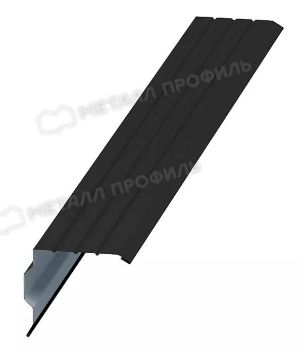 Планка торцевая 90х115х2000 (PURMAN-20-9005-0.5) в Егорьевске