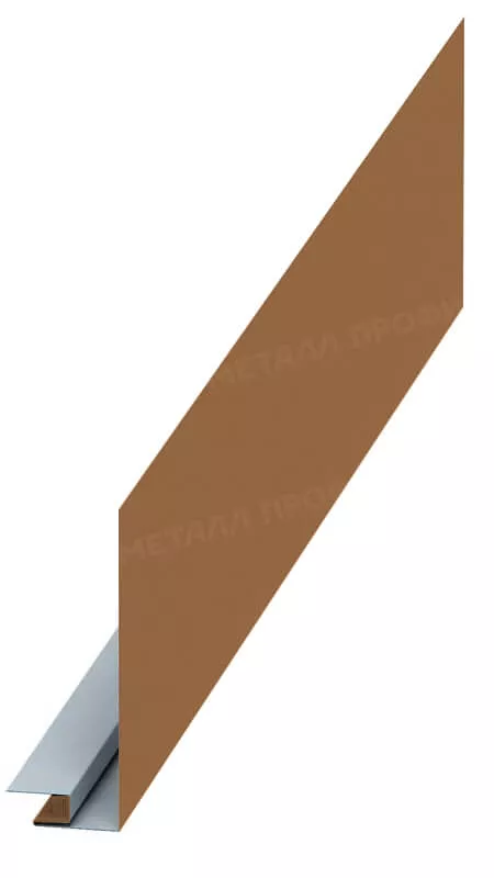 Фото: Планка карнизного свеса сложная185х50х2000 (AGNETA-03-CopperCopper-0.5) в Егорьевске
