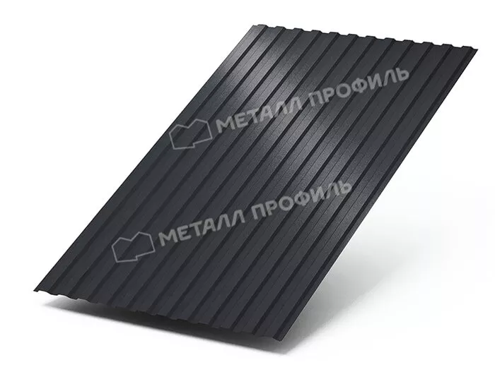 Фото: Профнастил МП10 х 1100 - B NormanMP (ПЭ-01-9005-0.5) в Егорьевске