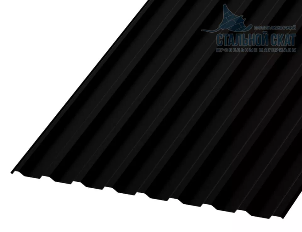 Фото: Профнастил МП20 х 1100 - R NormanMP (ПЭ-01-9005-0.5) в Егорьевске