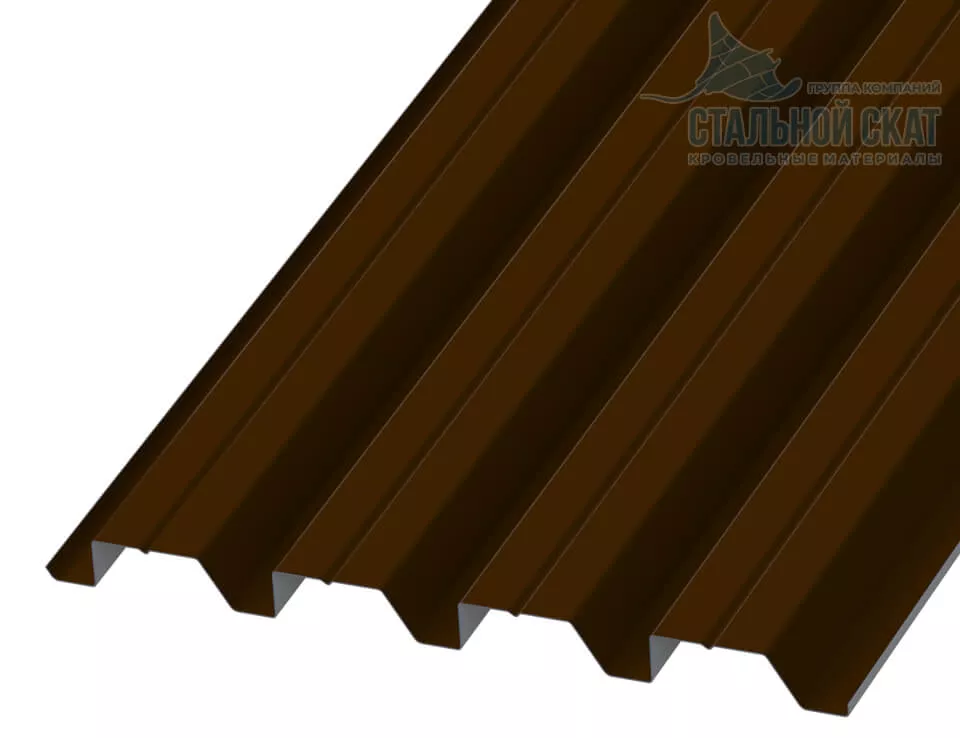 Профнастил Н60 х 845 - B (ПЭ-01-8017-1) в Егорьевске
