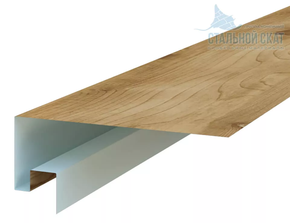Фото: Планка откоса сложная 3D Woodstock 230х75х2000 (ECOSTEEL_T-01-Сосна-0.5) в Егорьевске
