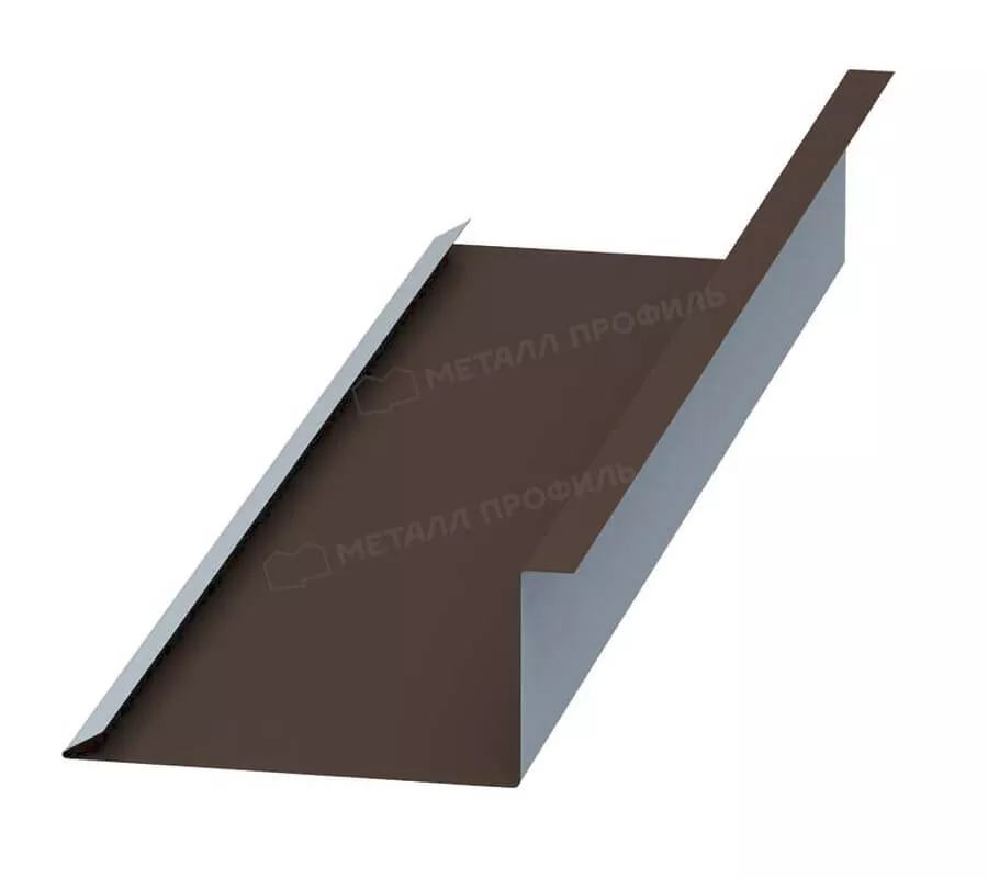 Планка примыкания нижняя 250х122х2000 (PURMAN-20-8017-0.5) в Егорьевске