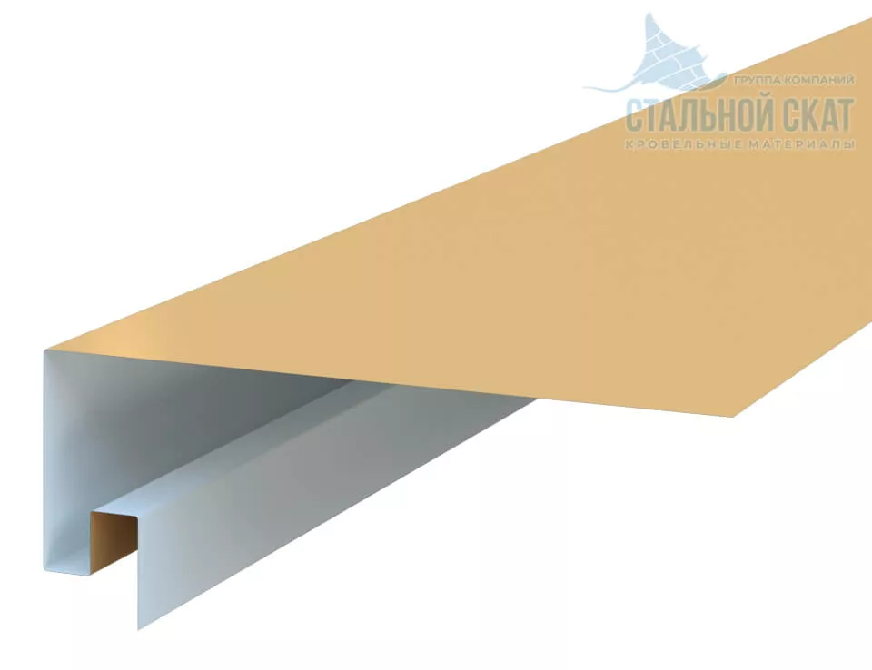 Планка откоса сложная 3D 245х75х3000 NormanMP (ПЭ-01-1014-0.5) в Егорьевске