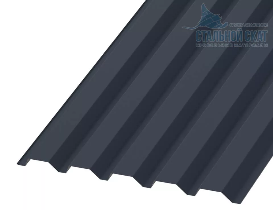 Профнастил С44 х 1000 - B NormanMP (ПЭ-01-7016-0.5) в Егорьевске