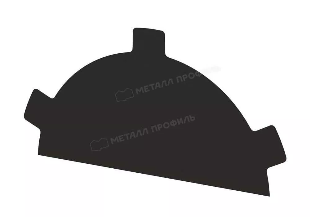 Фото: Заглушка конька круглого простая (PURETAN-20-RR32-0.5) в 