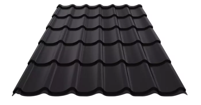 Фото: Металлочерепица МП Ламонтерра-XL (VALORI-20-DarkGrey-0.5) в Егорьевске