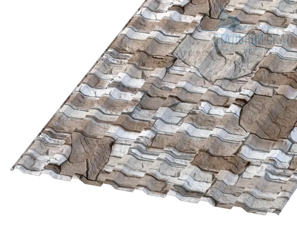 Фото: Профнастил МП20 х 1100 - R (ECOSTEEL-01-Песчаник-0.5) в Егорьевске